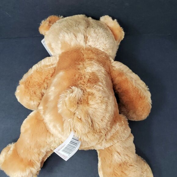 Dan Dee Teddy Bear 13" Plush Stuffed Animal Brown Valentine's Day Red Hearts - Picture 5 of 8